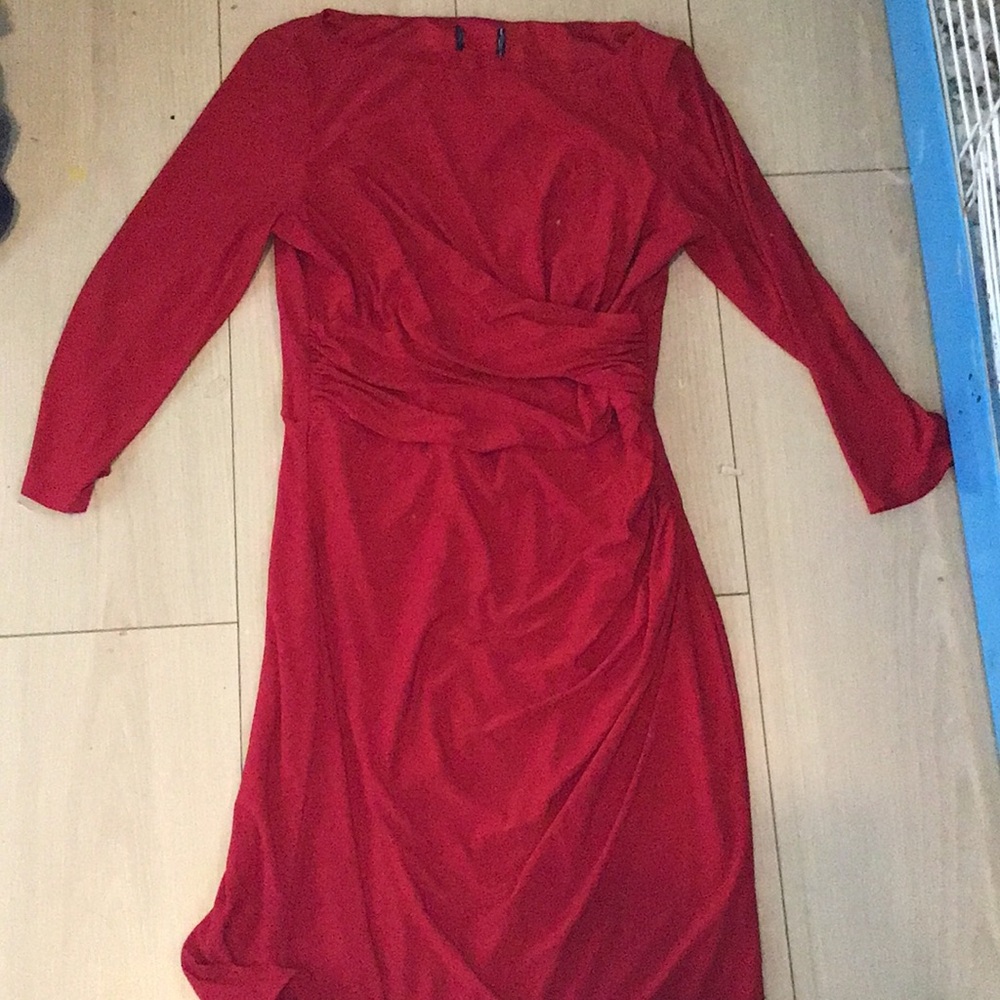 Elegant Red Women's Dress
